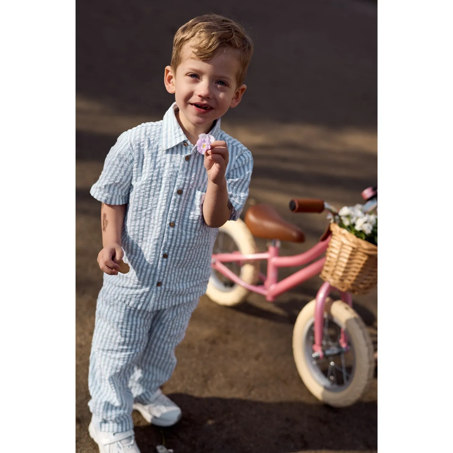 THE NEW Siblings X Luksusbaby Blue Fog Striped Ojo Pants Babykids_The-New-Siblings