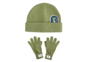 Toddler/kids Beanie & Gloves Set - Dino Babykids_Flapjackkids