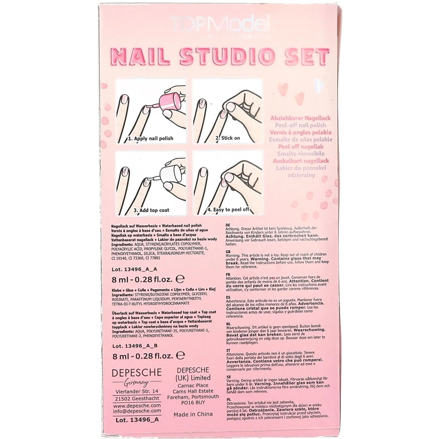 TOPModel Beauty And Me Nail Studio Set Babykids_Topmodel