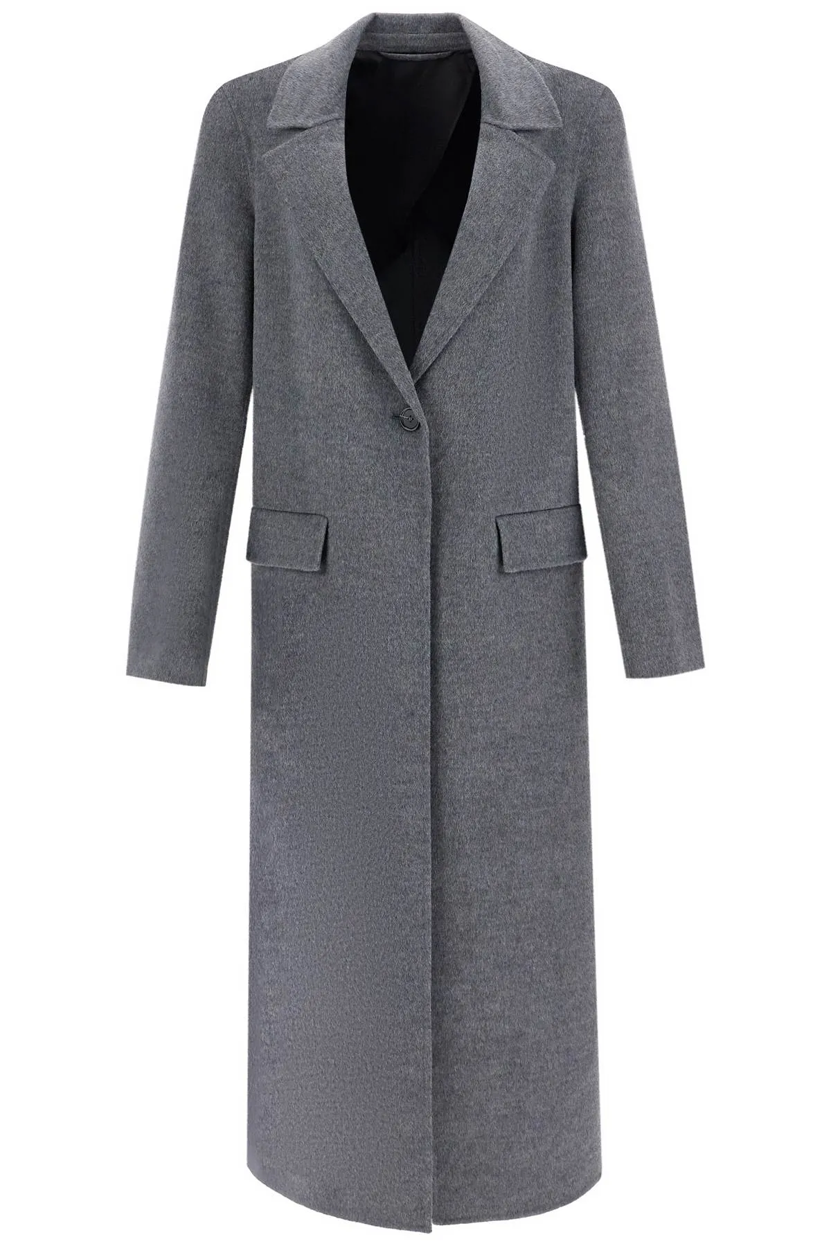 Toteme Women's Long Oversized Coat In Melange  Wool