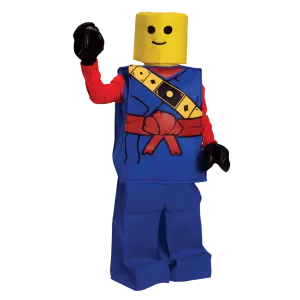 Toy Block Ninja Costume - Blue - Kids Babykids_Dress-Up-America