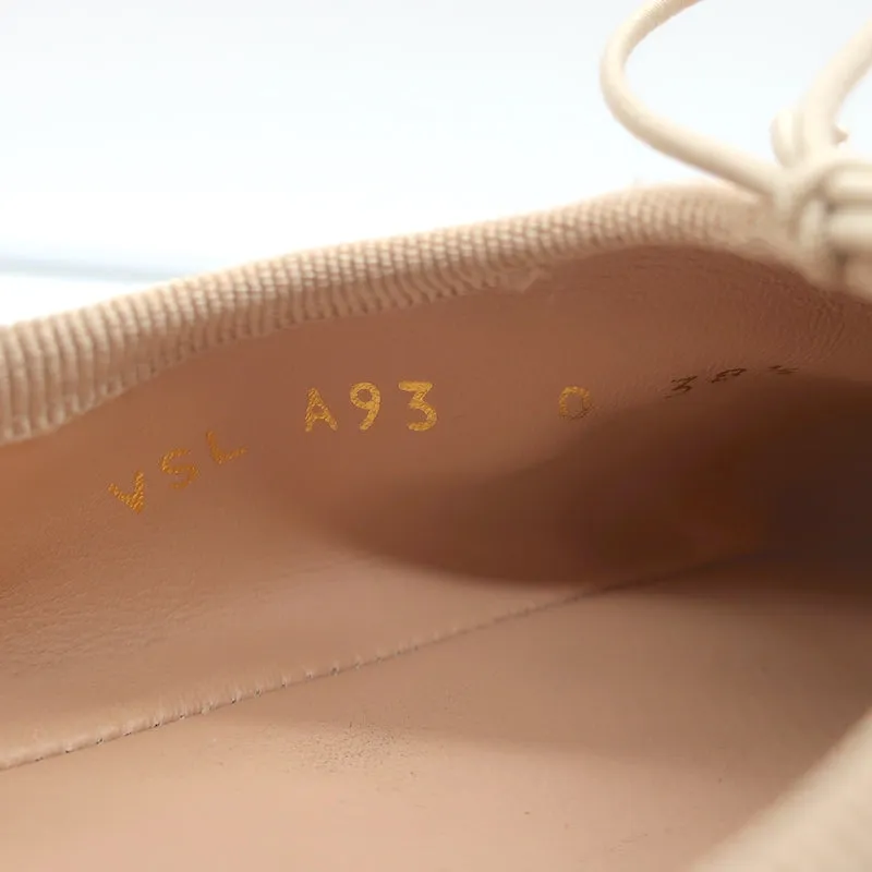 Valentino Rockstud Ballet Flats Blush Velvet Size 38.5