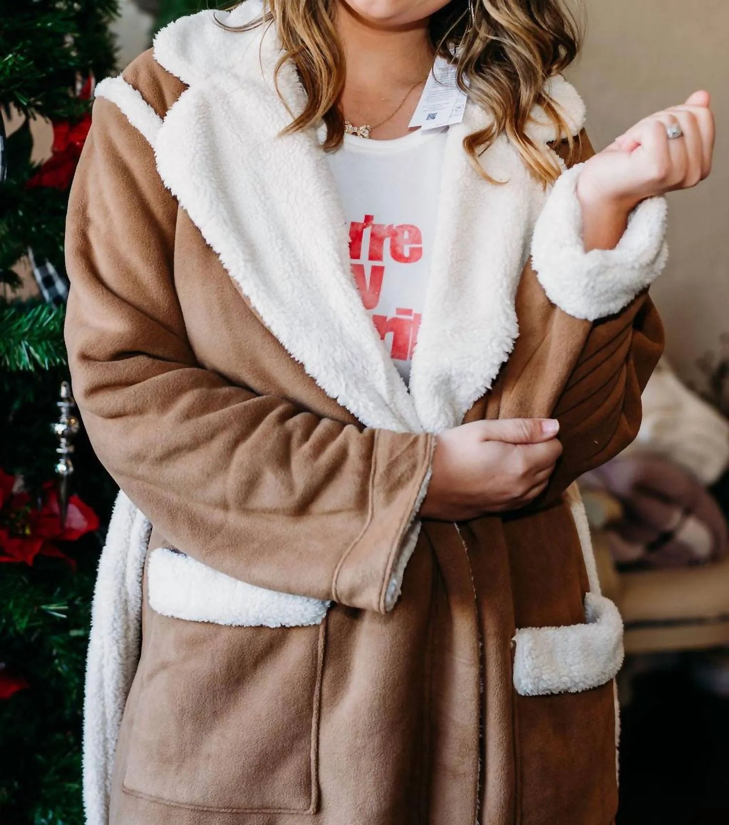Women Classic Robe In Chestnut Ugg Shoes