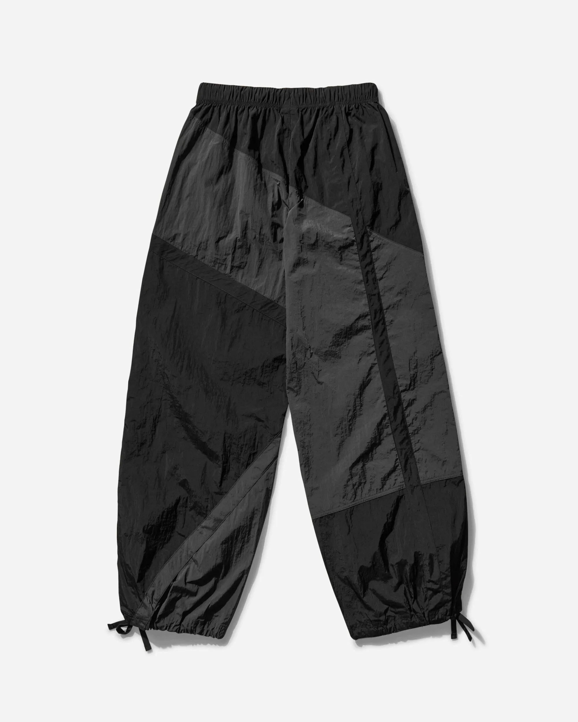 Women's Loose Woven Open-Hem Pants Anthracite / Black