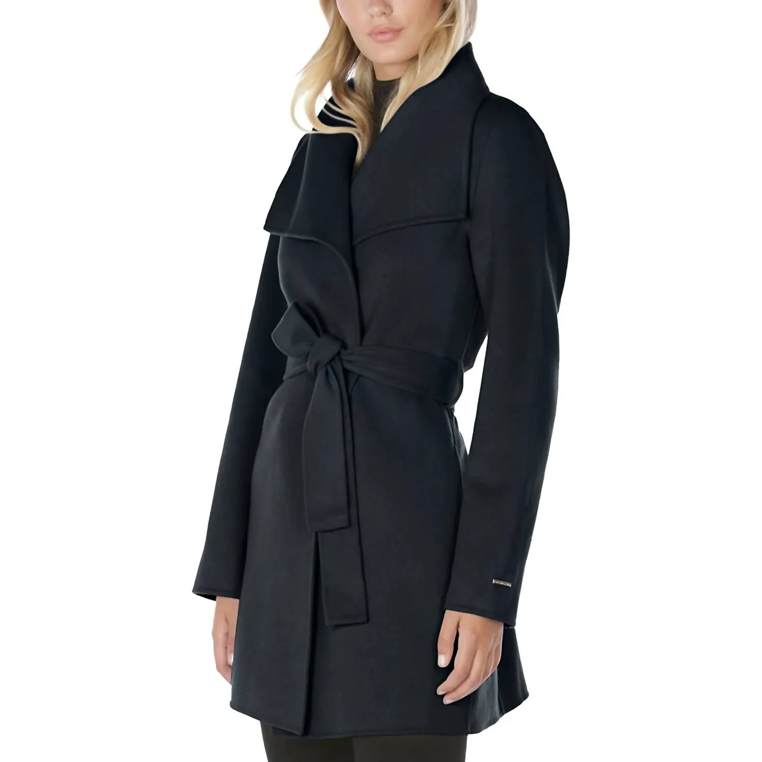 Wool Ella Wrap Coat Jacket Outerwear In Teal