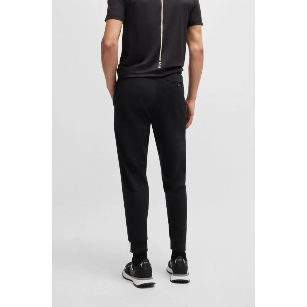 x Matteo Berrettini Regular-fit trousers in stretch gabardine with logo detail