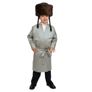 Yerushalmi Chasidic Bekitcha Rabbi Coat - Kids Babykids_Dress-Up-America