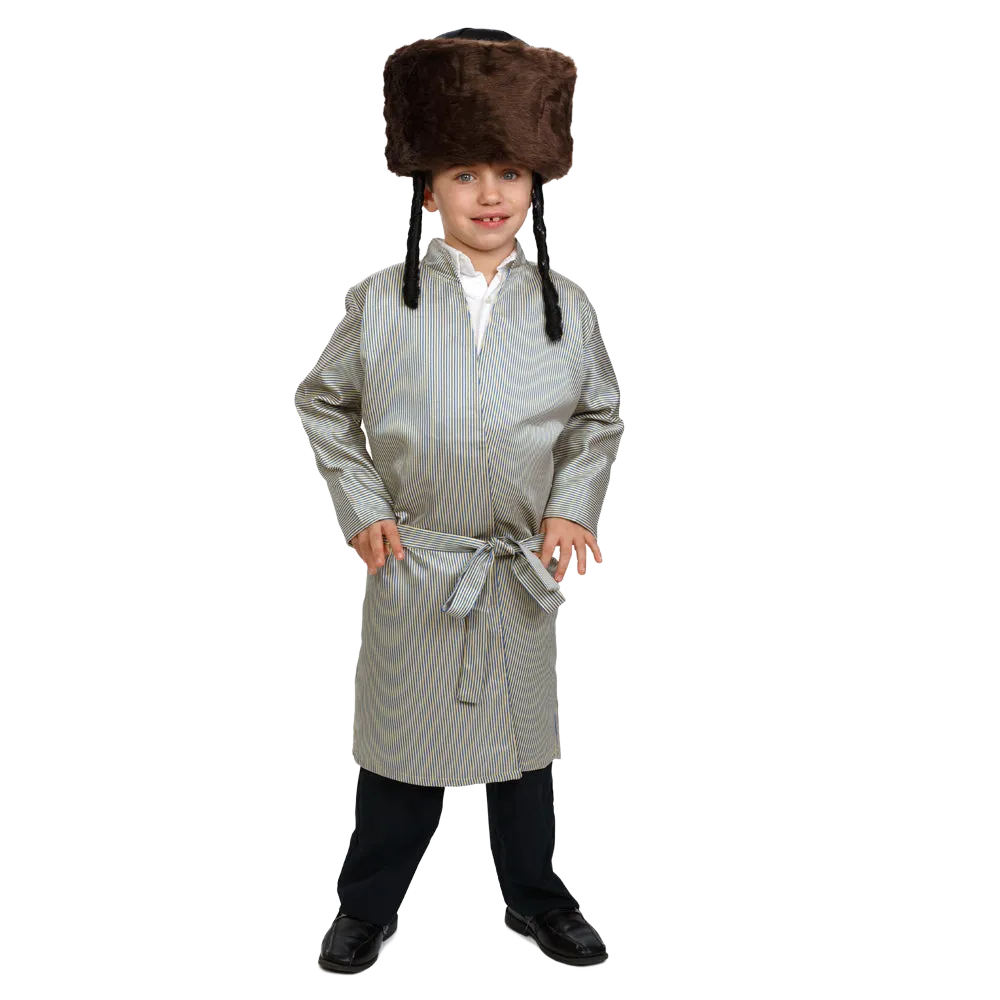 Yerushalmi Chasidic Bekitcha Rabbi Coat - Kids Babykids_Dress-Up-America